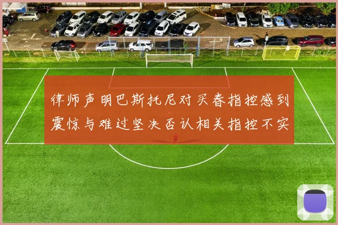 律师声明巴斯托尼对买春指控感到震惊与难过坚决否认相关指控不实